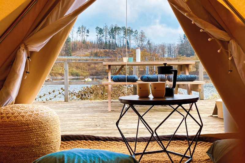 Glamping am Sorpesee